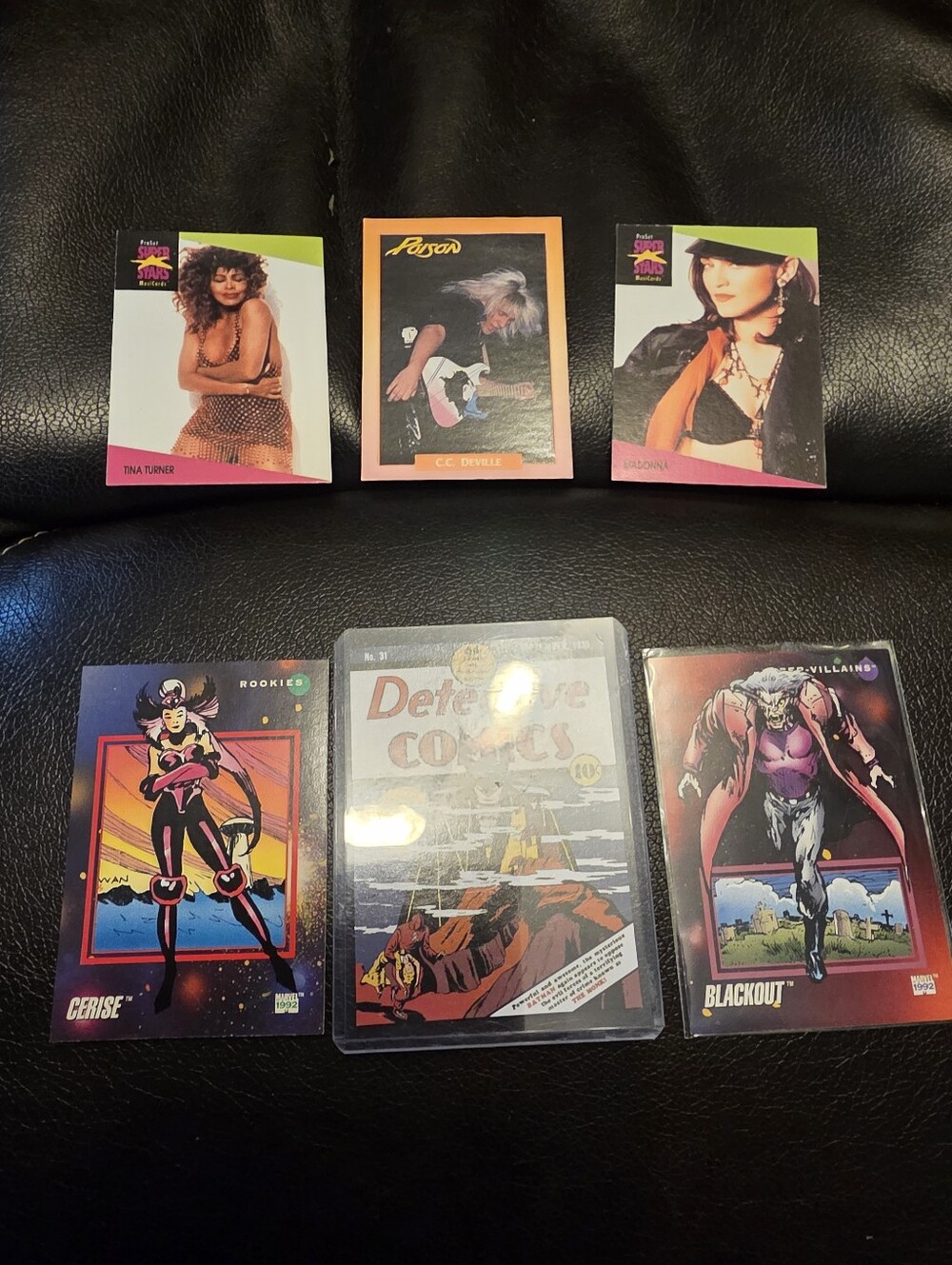 Detective Comics 31 1939 Card Marvel Lot Cerise Rookie & Blackout + Music Cards